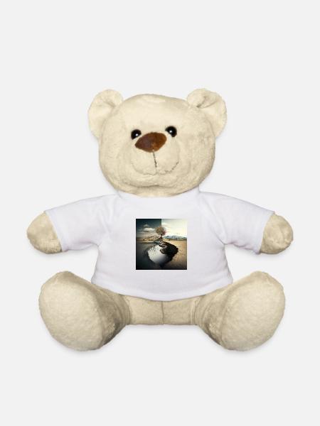 Landschaft der Welt n°4 - Teddy - Weiß