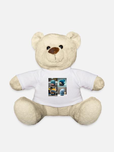 cold and cute - Nounours - blanc