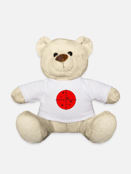 fadenkreuz schuss - Teddy - Weiß