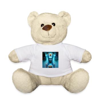 FEMME OUFS DE PÂQUES - Nounours - blanc - Devant