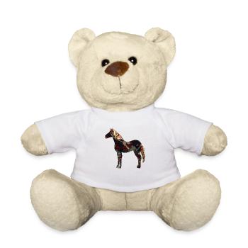 Pferd - Teddy - Weiß - Vorne