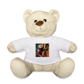 Red Panda Lookout - Teddy Bear - white - Front
