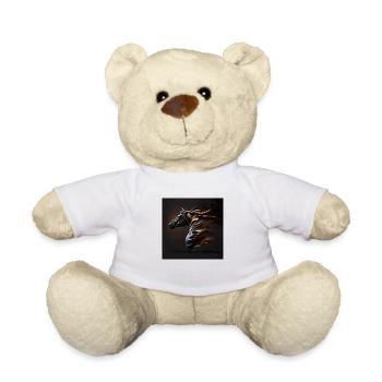 Fiery horse n°12 - Teddy Bear - white - Front