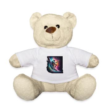 space surfing - Teddy Bear - white - Front