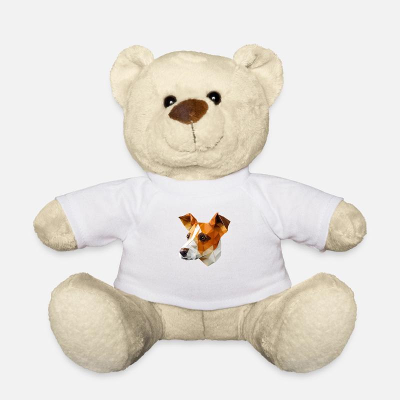 JACK RUSSELL - Teddy Bear - white