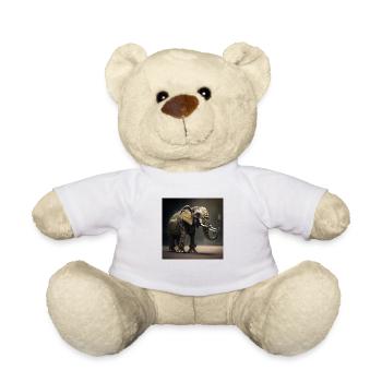 Elefant in Kenia - Teddy - Weiß - Vorne