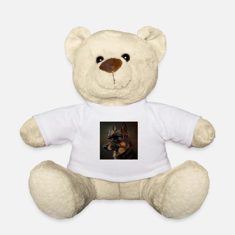 Schaferhund Steampunk - Teddy - Weiß