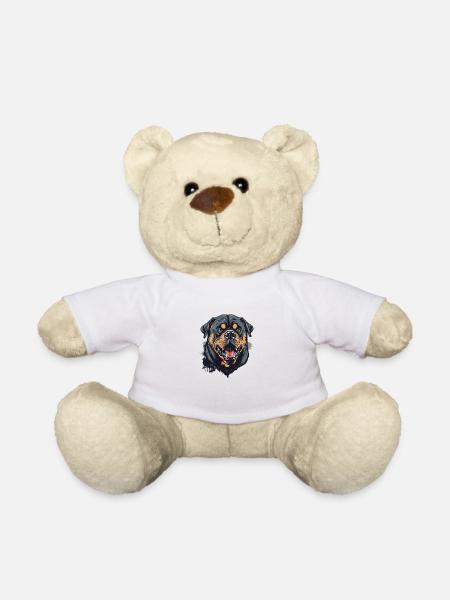 Rottweiler - Nounours - blanc