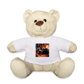 black sports car - Teddy - Weiß - Vorne