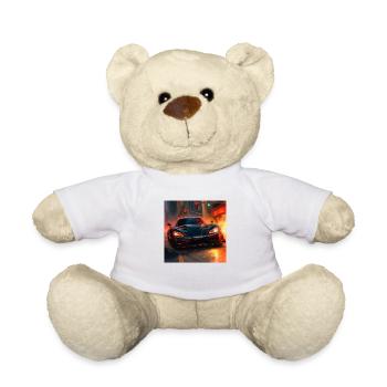 car with the headlights - Teddy - Weiß - Vorne