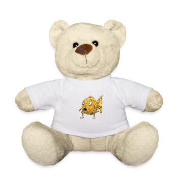 Blob de poisson - Nounours - blanc - Devant