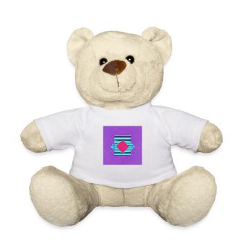 Etoile des années 80 - Nounours - blanc - Devant