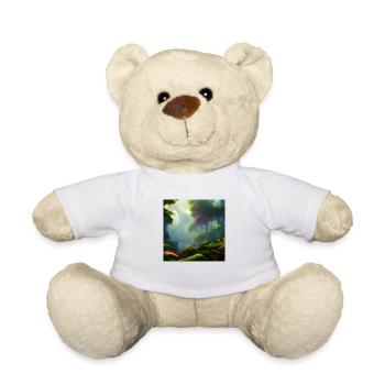 Tropical Forest 01 - Teddy Bear - white - Front