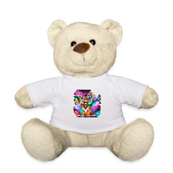 Tigerjunges der Freude - Teddy - Weiß - Vorne