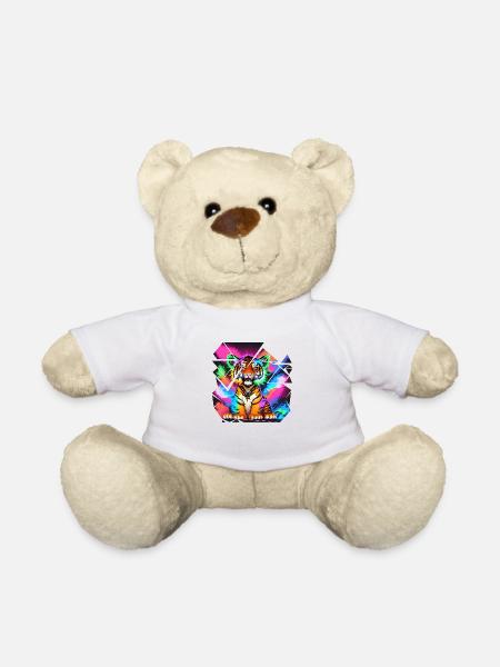 Tiger Cub of joy - Teddy Bear - white
