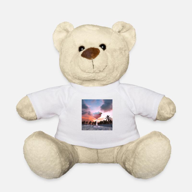 Cocktail 1 Gift - Teddy Bear - white
