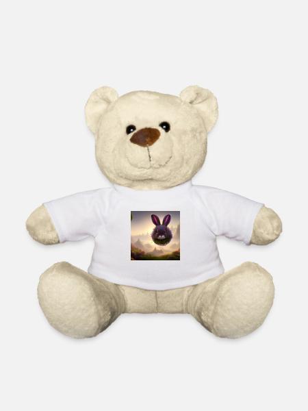 Osterhase_02 - Teddy - Weiß