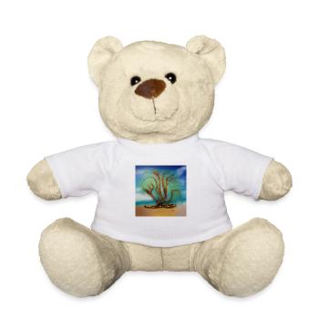 vieil arbre en été - Nounours - blanc - Devant