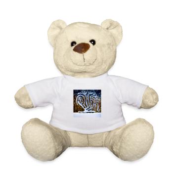 vieil arbre en hiver - Nounours - blanc - Devant
