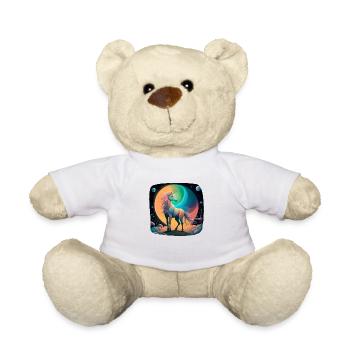 Fantasie Einhorn mystisch - Teddy - Weiß - Vorne