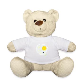 ŒUF FRIT contre mouche - Nounours - blanc - Devant