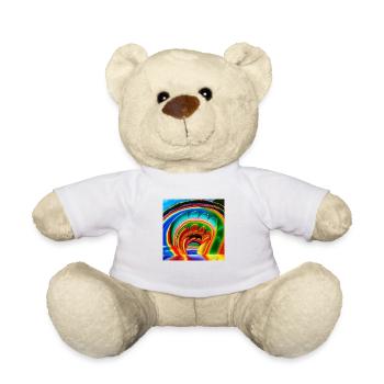 sunny day rainbow - Teddy Bear - white - Front