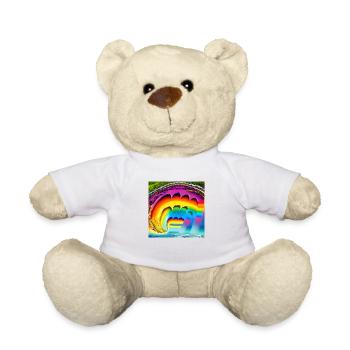 Arc-en-ciel en été - Nounours - blanc - Devant
