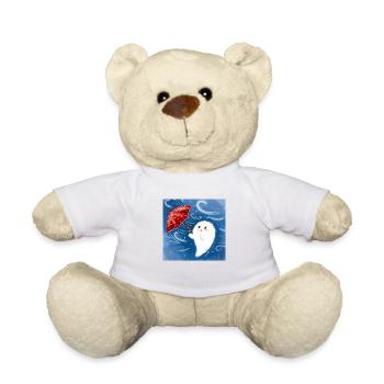 Stormy Days - Teddy Bear - white - Front