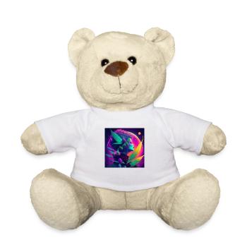 Cannabis avec une jeune femme - Nounours - blanc - Devant