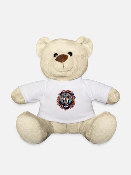 Löwe - Teddy - Weiß