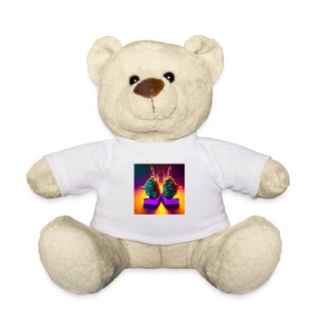 BudBrothers. Entkriminalisierung 2023 Marihuana - Teddy - Weiß - Vorne