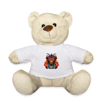 Drachen Auto - Teddy - Weiß - Vorne
