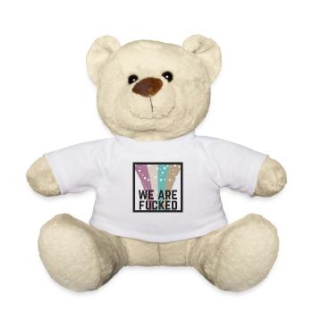 Déclaration que nous sommes foutus - Nounours - blanc - Devant