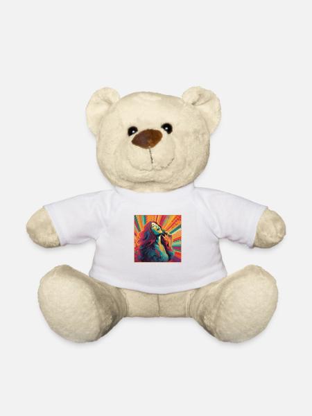 Sängerin Musik - Teddy - Weiß
