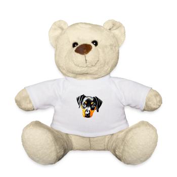 Doberman Chien Doberman Dresseur Doberman Chiot - Nounours - blanc - Devant