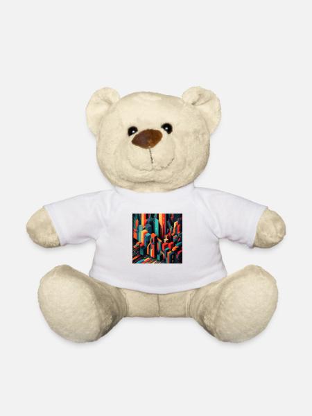 Abstract outskirts - Teddy Bear - white