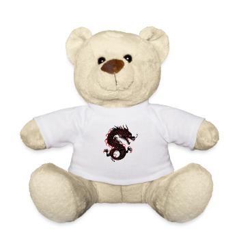 Drachen Asien - Teddy - Weiß - Vorne