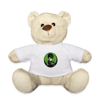 Drummer Boy green Drums Schlagzeug - Teddy - Weiß - Vorne