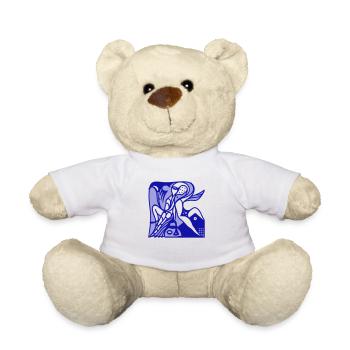 Un soutien fidèle. Solidarité et soutien - Nounours - blanc - Devant