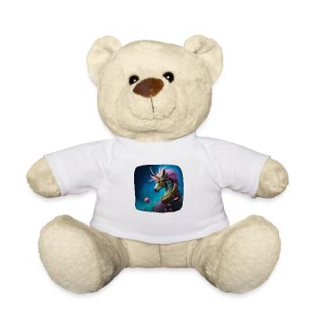 Unicorn Cyberpunk - Teddy Bear - white - Front