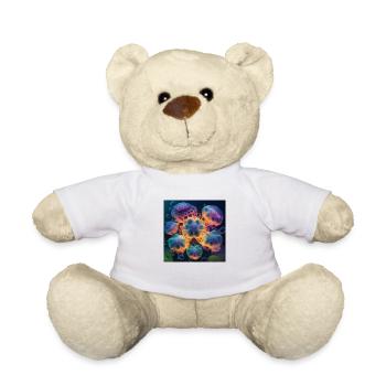 Amazing group of magic yellyfish - Teddy Bear - white - Front