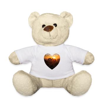 Schön, dass es dich gibt sagen Liebende zueinander - Teddy - Weiß - Vorne