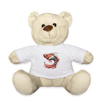 Koi Carp - Teddy Bear - white - Front