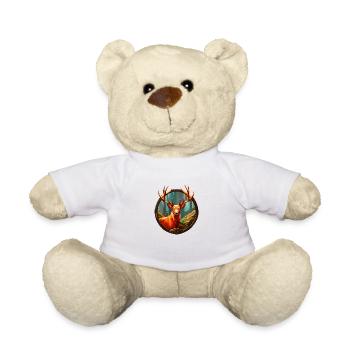 Deer antlers - Teddy Bear - white - Front