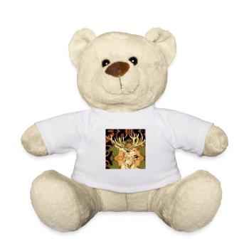Cerf - Nounours - blanc - Devant