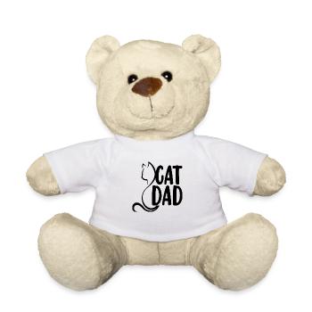 Cat Dad - Teddy - Weiß - Vorne