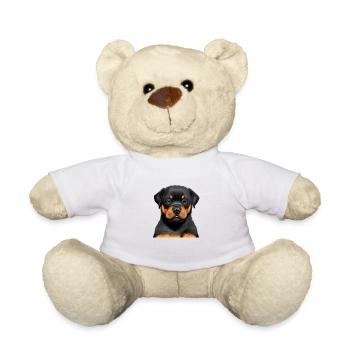 Rottweiler Chien Rottweiler Puppy Puppy Dogs - Nounours - blanc - Devant