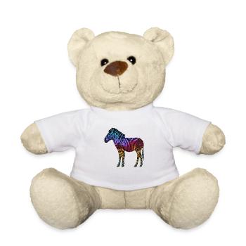 Zebra - Teddy - Weiß - Vorne