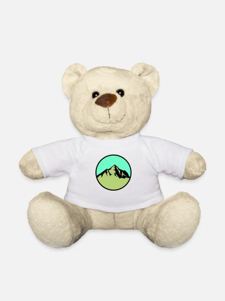 berge sterne - Teddy - Weiß