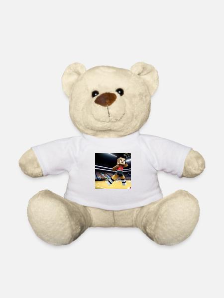 « His Airness » dans Pixel-Land! Chemise de basket-ball - Nounours - blanc